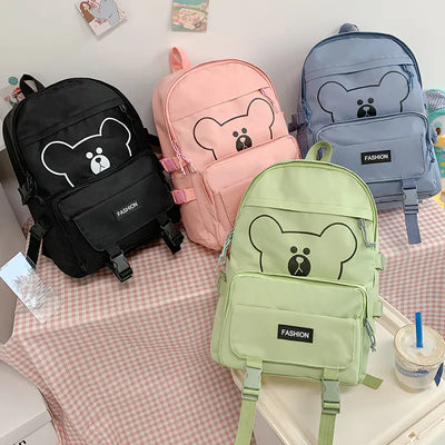 Fashionable Large-Capacity Women's Backpack Set