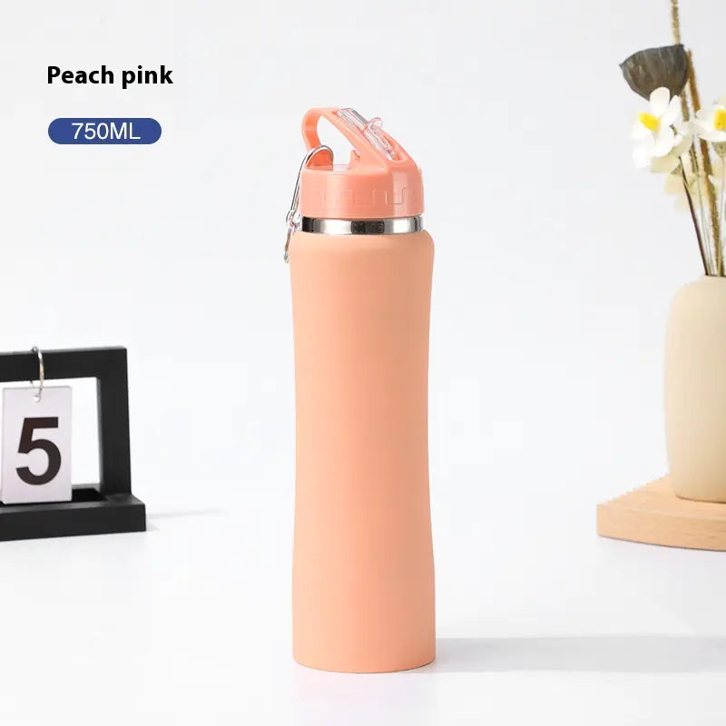 Stainless Steel Straw Bottle