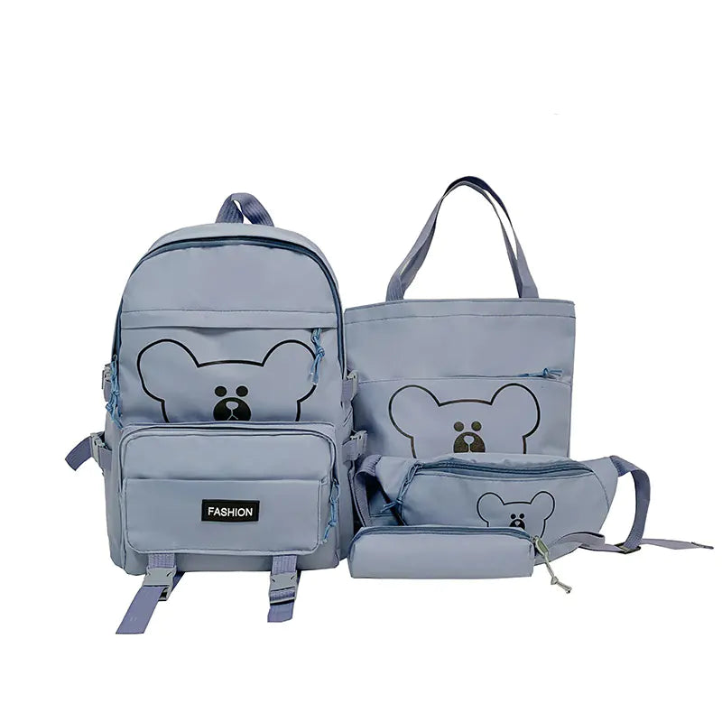 Fashionable Large-Capacity Women's Backpack Set
