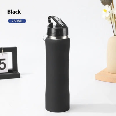 Stainless Steel Straw Bottle