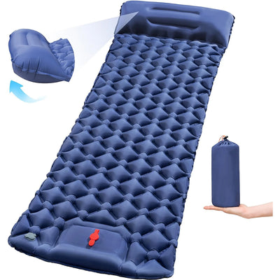 Outdoor Camping Slaapmatje Opvouwbare Slaapmat Strand Opblaasmatras met Kussens Ultralight Luchtmat Reizen Wandelen Nieuw