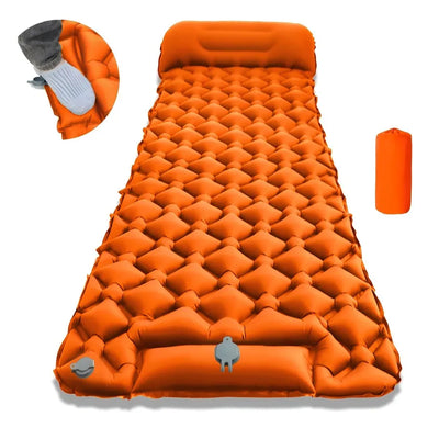 Outdoor Camping Slaapmatje Opvouwbare Slaapmat Strand Opblaasmatras met Kussens Ultralight Luchtmat Reizen Wandelen Nieuw