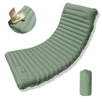 Outdoor Camping Slaapmatje Opvouwbare Slaapmat Strand Opblaasmatras met Kussens Ultralight Luchtmat Reizen Wandelen Nieuw