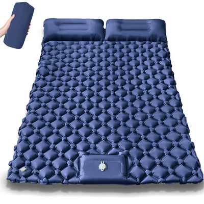 Outdoor Camping Slaapmatje Opvouwbare Slaapmat Strand Opblaasmatras met Kussens Ultralight Luchtmat Reizen Wandelen Nieuw