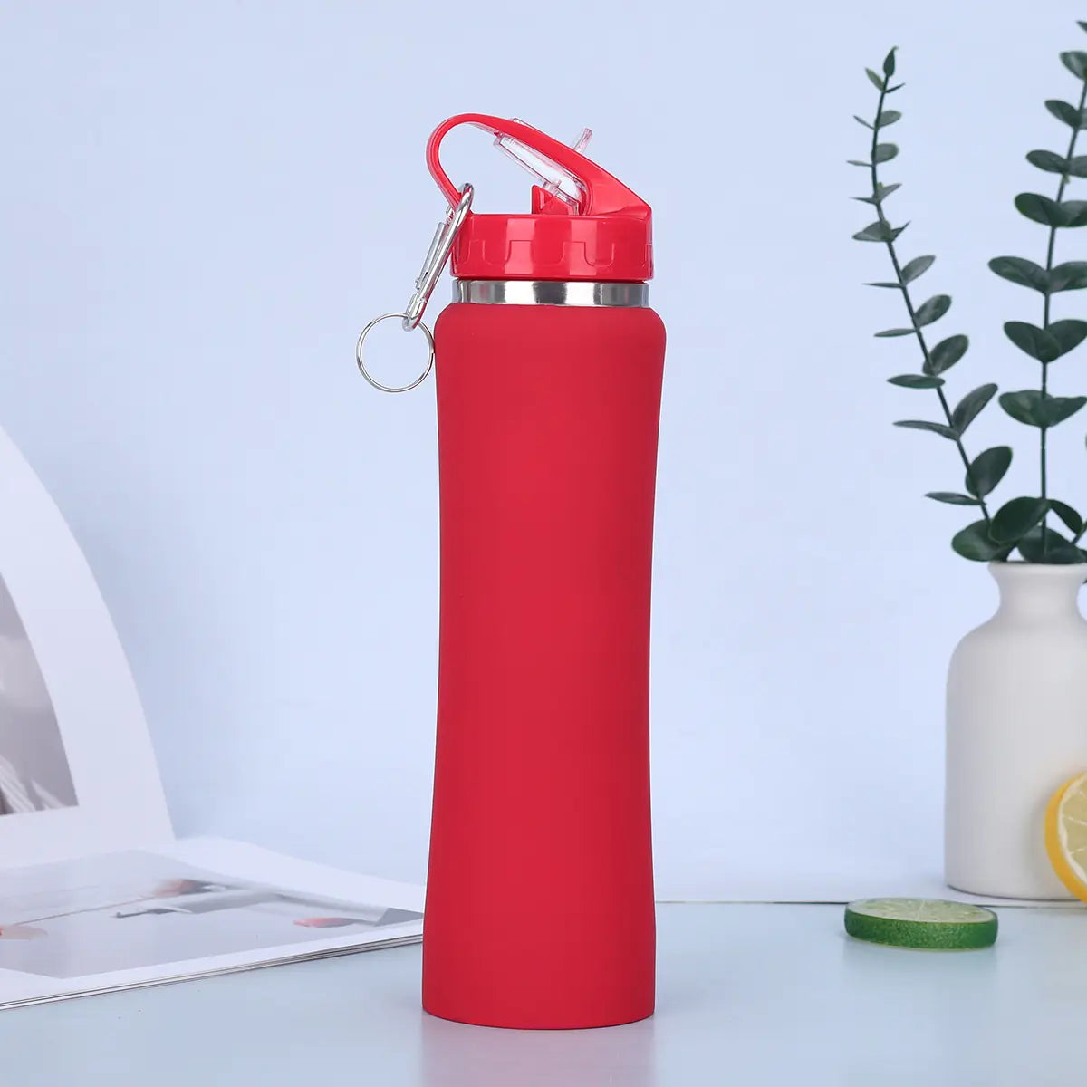 Stainless Steel Straw Bottle