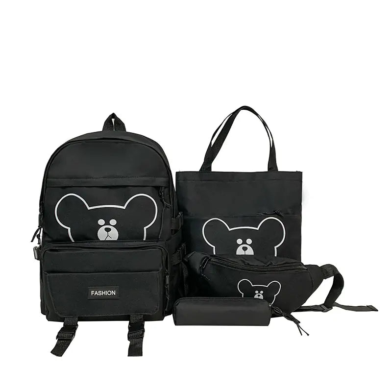 Fashionable Large-Capacity Women's Backpack Set