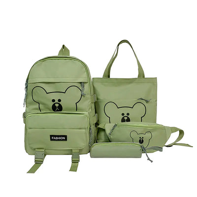Fashionable Large-Capacity Women's Backpack Set