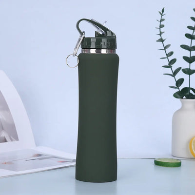 Stainless Steel Straw Bottle